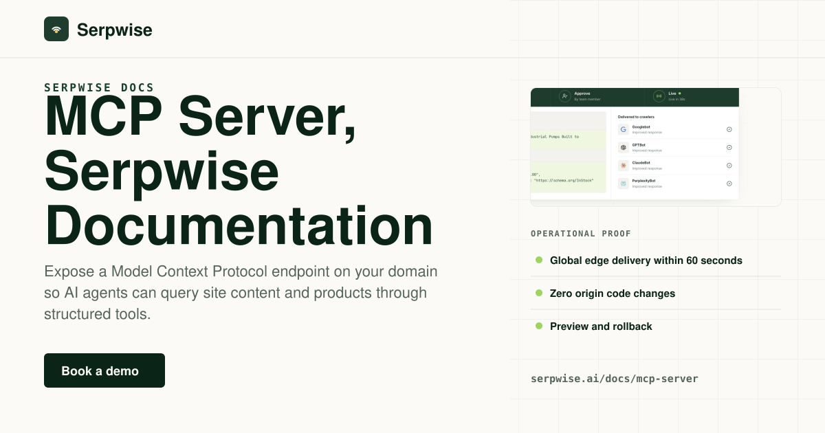 MCP Server — Serpwise Documentation